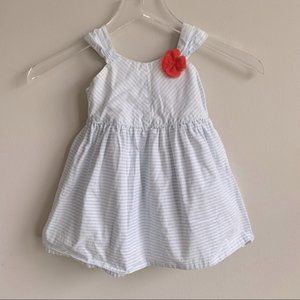 Gymboree Striped poplin dress baby girl